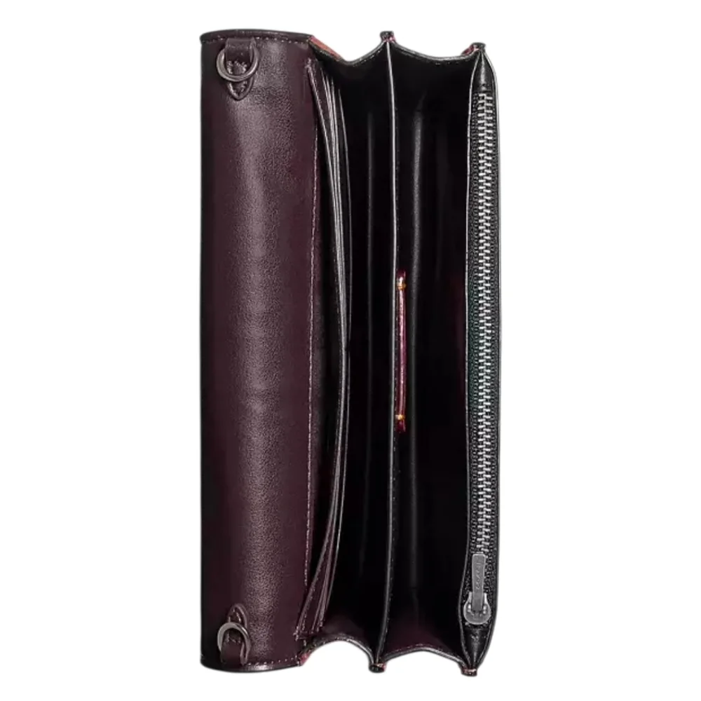 Coach Callie Foldover Chain Clutch - Picture 3 of 4